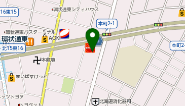 ざんぎバルHANA(ハナ)の地図画像