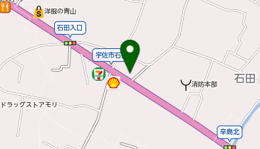 餃子の雪松 宇佐店の地図画像