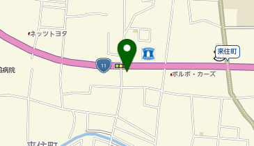 餃子の雪松 松山来住町店の地図画像