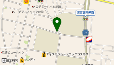 鶏笑 尼崎長洲本通店の地図画像