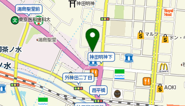 そめの近江 神田明神下店の地図画像