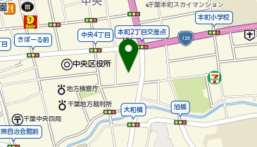 乃が美はなれ 千葉中央店の地図画像