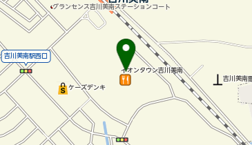 乃が美はなれ イオンタウン吉川美南販売店の地図画像