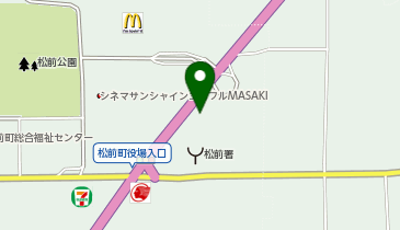 乃が美はなれ 松前販売店の地図画像
