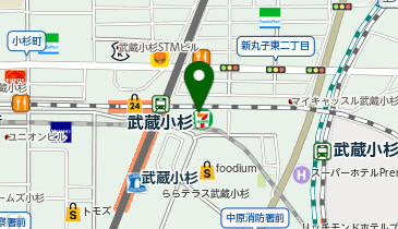 明治安田のほけんショップ 武蔵小杉の地図画像