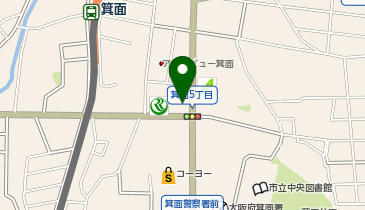 大阪塩系 しおゑもん 箕面店の地図画像