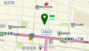 餃子の雪松 高知宝永町店の地図画像