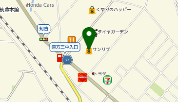 QUICK COLOR-Q(クイックカラーQ) サンリブのおがた店の地図画像