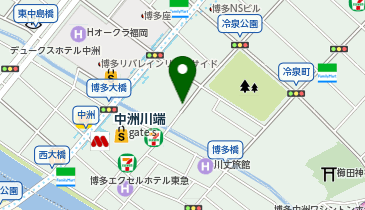 QUICK COLOR-Q(クイックカラーQ) 中洲川端店の地図画像