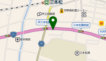 餃子の雪松 東かがわ店の地図画像