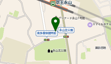 永山ワークプラザの地図画像