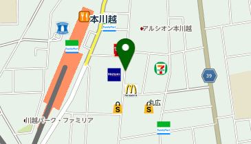 川越駅前PCR検査センターの地図画像