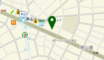 にぎりたて 本山店の地図画像