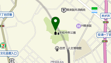 平和中央公園の地図画像