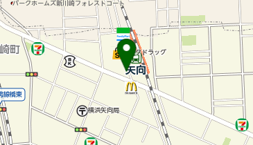 から揚げの天才 矢向駅前店の地図画像