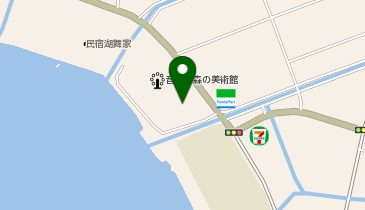 から揚げの天才 河口湖音楽と森の美術館店の地図画像