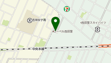 ローベル西荻窪の地図画像