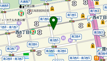 札幌大通ワクチンクリニックの地図画像