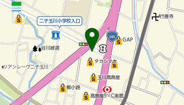 うなぎの中庄 玉川高島屋S・C店の地図画像