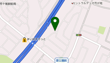 市が尾ポポロの地図画像