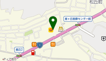 つるやゴルフ 枚方店の地図画像