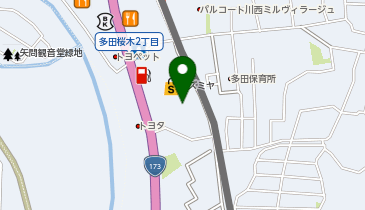 ニトリ デコホーム イズミヤ多田店の地図画像