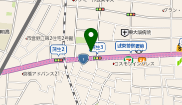 キュリオステーション 蒲生店の地図画像