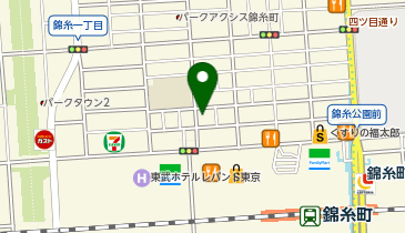 ゆずりはの湯の地図画像