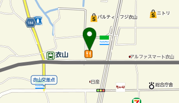 からあげやカリッジュ 衣山店の地図画像