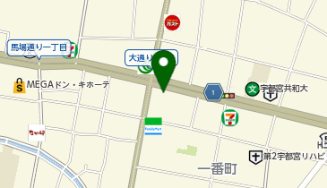 TBC 宇都宮店の地図画像