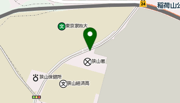 入間基地稲荷山門の地図画像