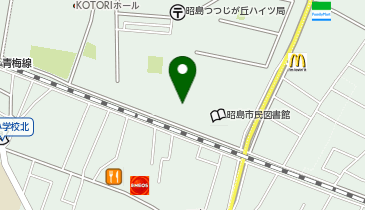 アキシマエンシス 体育館の地図画像