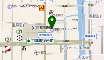 アビステ京都ホテルオークラの地図画像