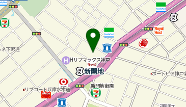 Super D'station(スーパー ディーステーション) 新開地店の地図画像
