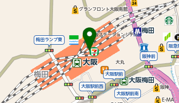 KINOKUNIYA(キノクニヤ) 大丸梅田店の地図画像