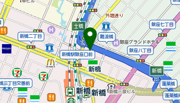 らぁ麺 ドゥエイタリアン GINZA GUCHI(ギンザ グチ)の地図画像