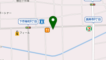 銀鯱食堂の地図画像