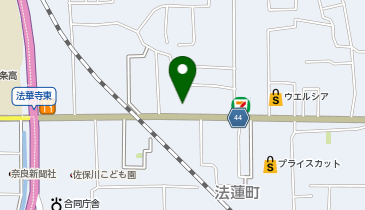 餃子の雪松 奈良法蓮町店の地図画像