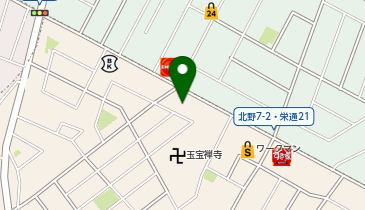 洋食コノヨシ 清田区北野店の地図画像