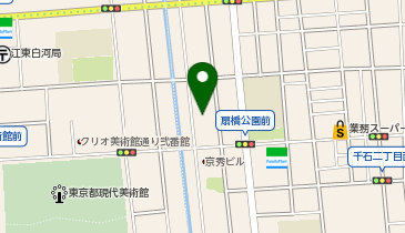 清澄白河BASE(ベース)の地図画像
