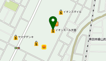 ゴールド スター イオンモール天童店の地図画像