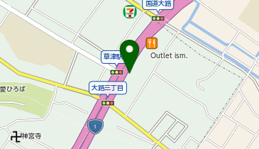 串八 草津国道店の地図画像