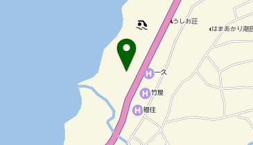 湯野浜・海山前(サーフスポット)の地図画像