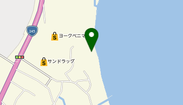 河原子(サーフスポット)の地図画像