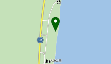 大洗水族館前(サーフスポット)の地図画像