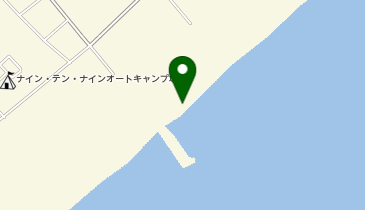 野手浜(サーフスポット)の地図画像