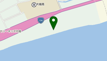 磯高前(サーフスポット)の地図画像