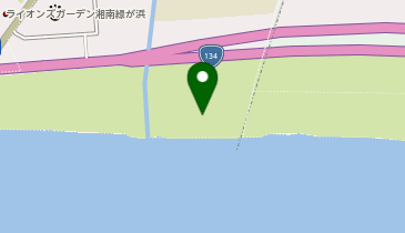 クソ下(サーフスポット)の地図画像