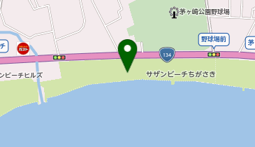 ユースホテル前(サーフスポット)の地図画像