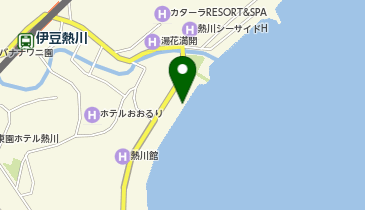 熱川(サーフスポット)の地図画像